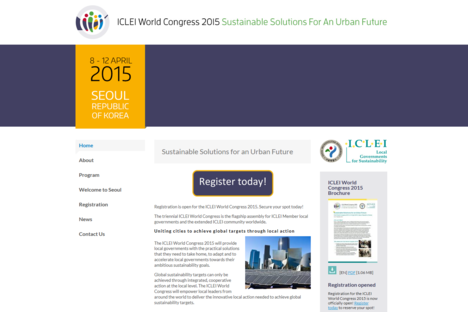 ICLEI WORLD CONGRESS 2015 Sustainable Solutions for an Urban Future
