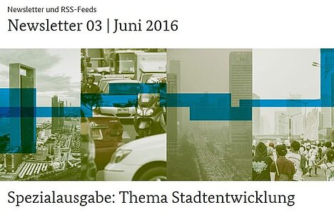 BMZ Newsletter No. 3 - Spezialausgabe Stadtentwicklung