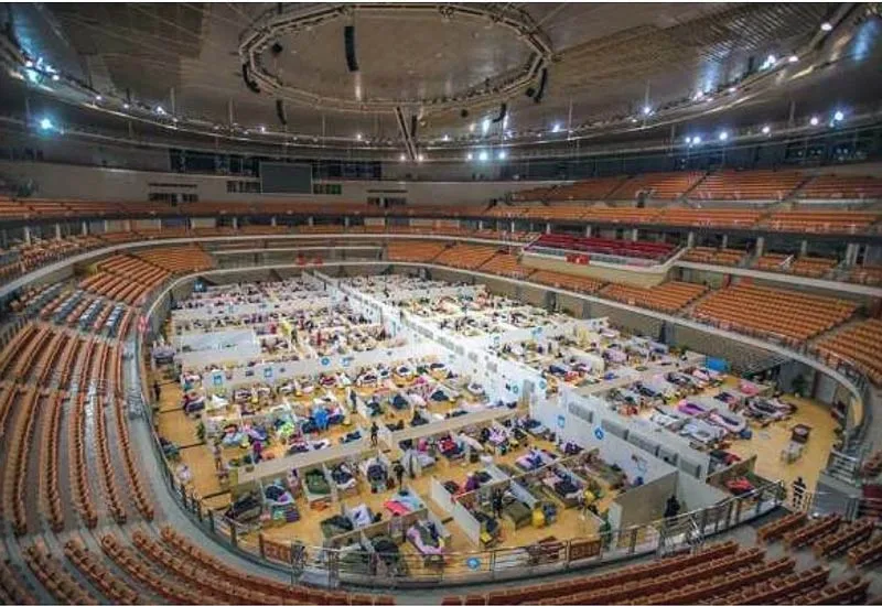 Fangcang Shelter Hospitals in Wuhan, China