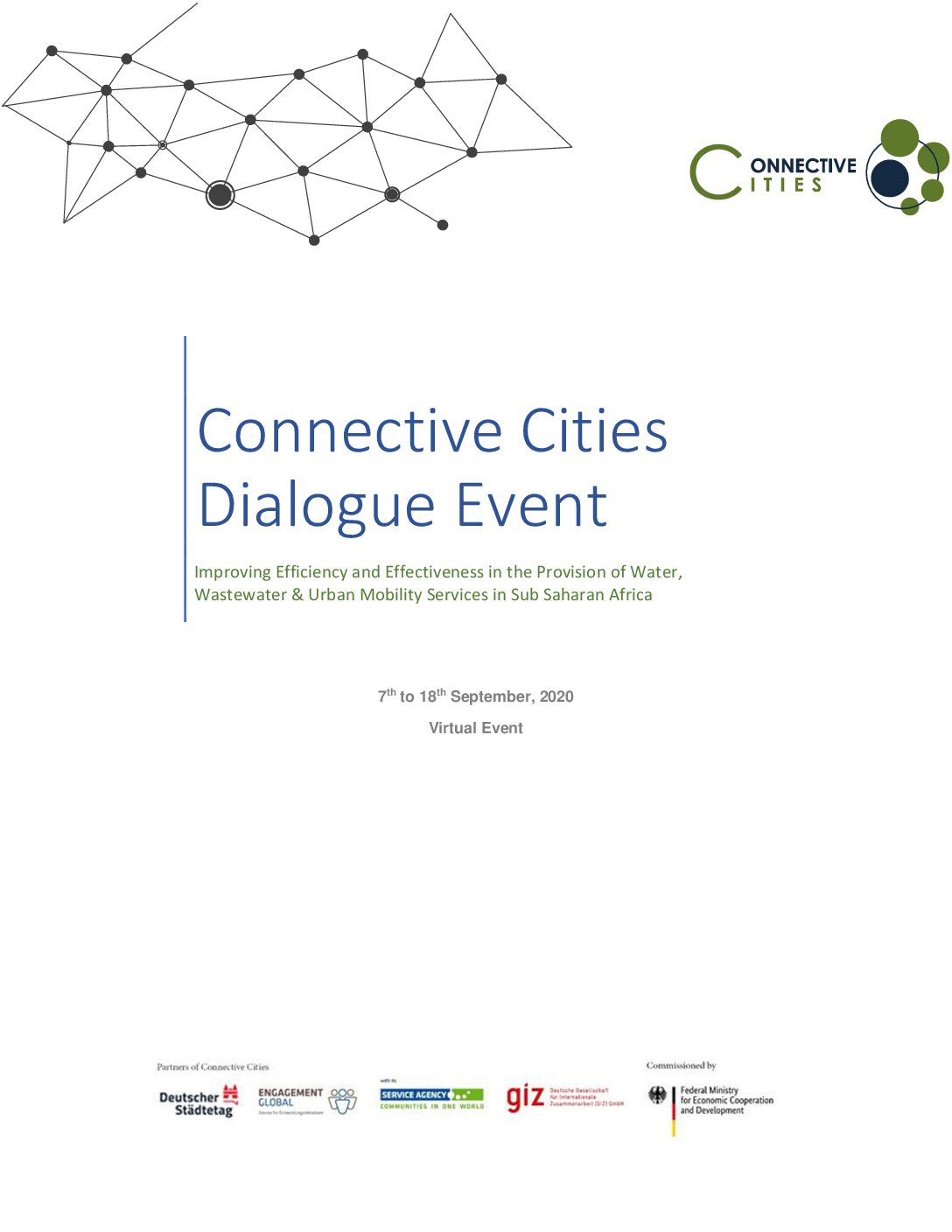 Improving Efficiency and Effectiveness in the Provision of Water, Wastewater & Urban Mobility Services in Sub Saharan Africa