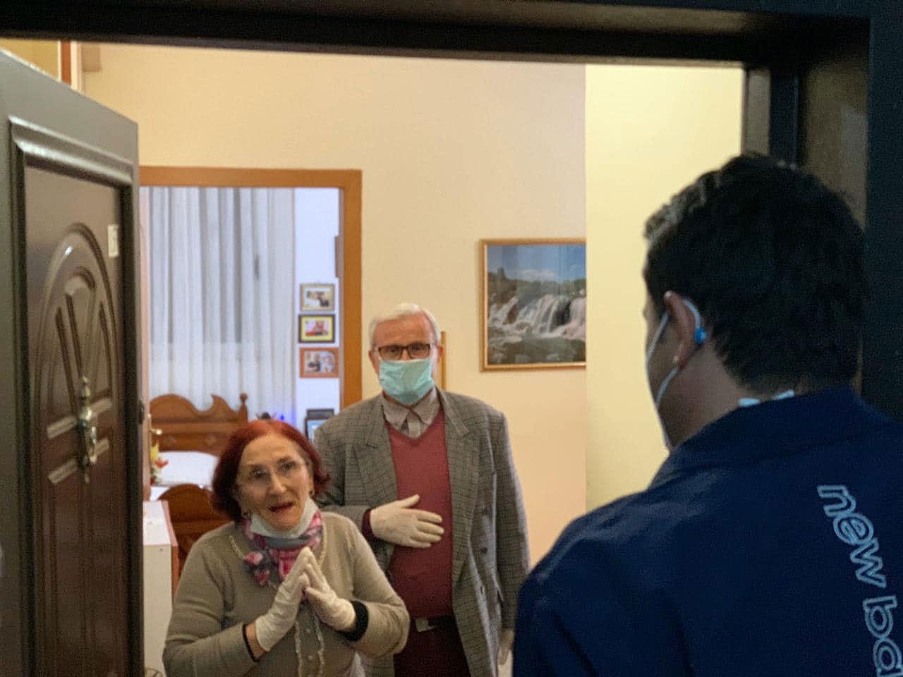 Adopt a grandparent, the theme of solidarity in Tirana, Albania