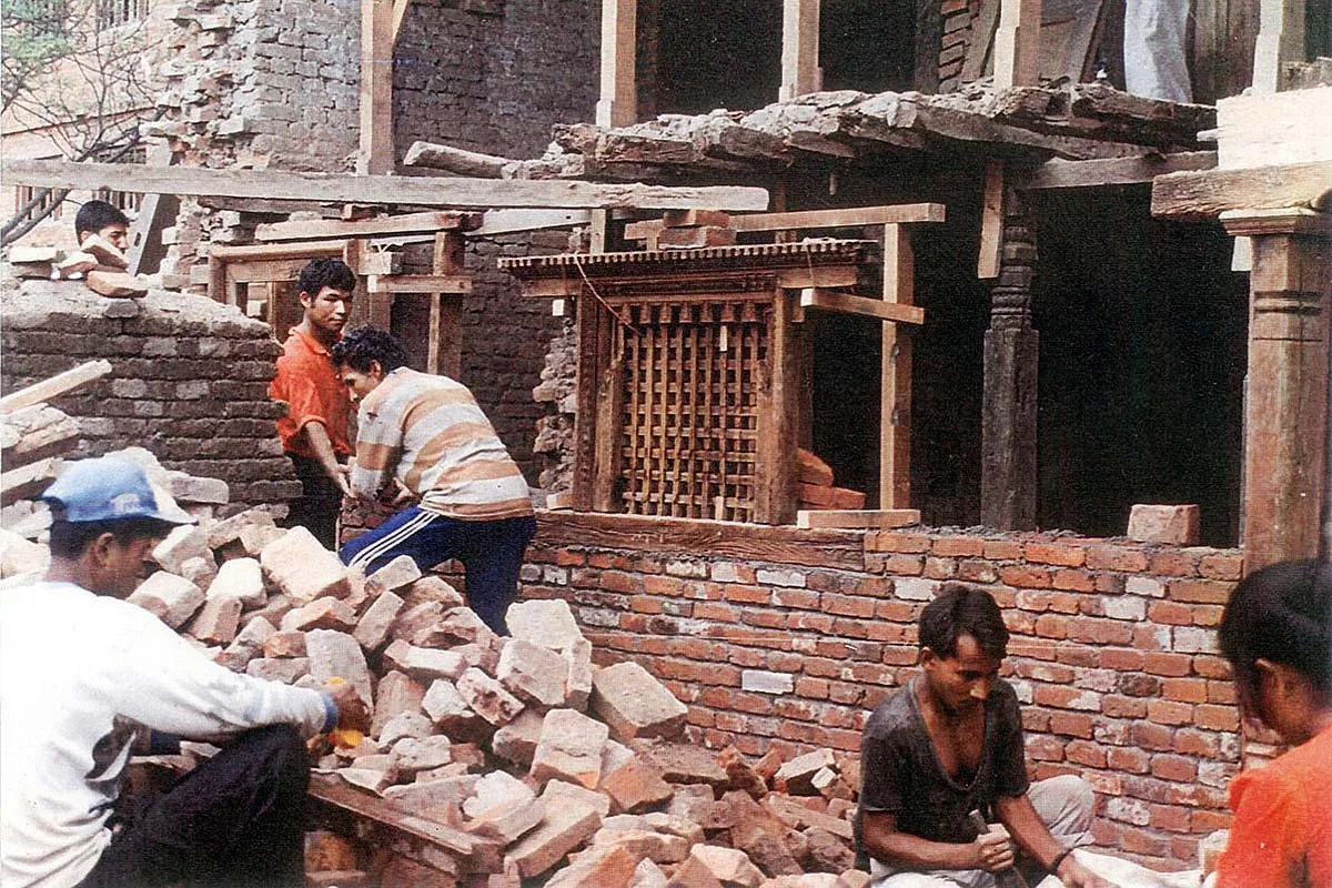 Banepa preserves traditional construction methods using bio-based materials