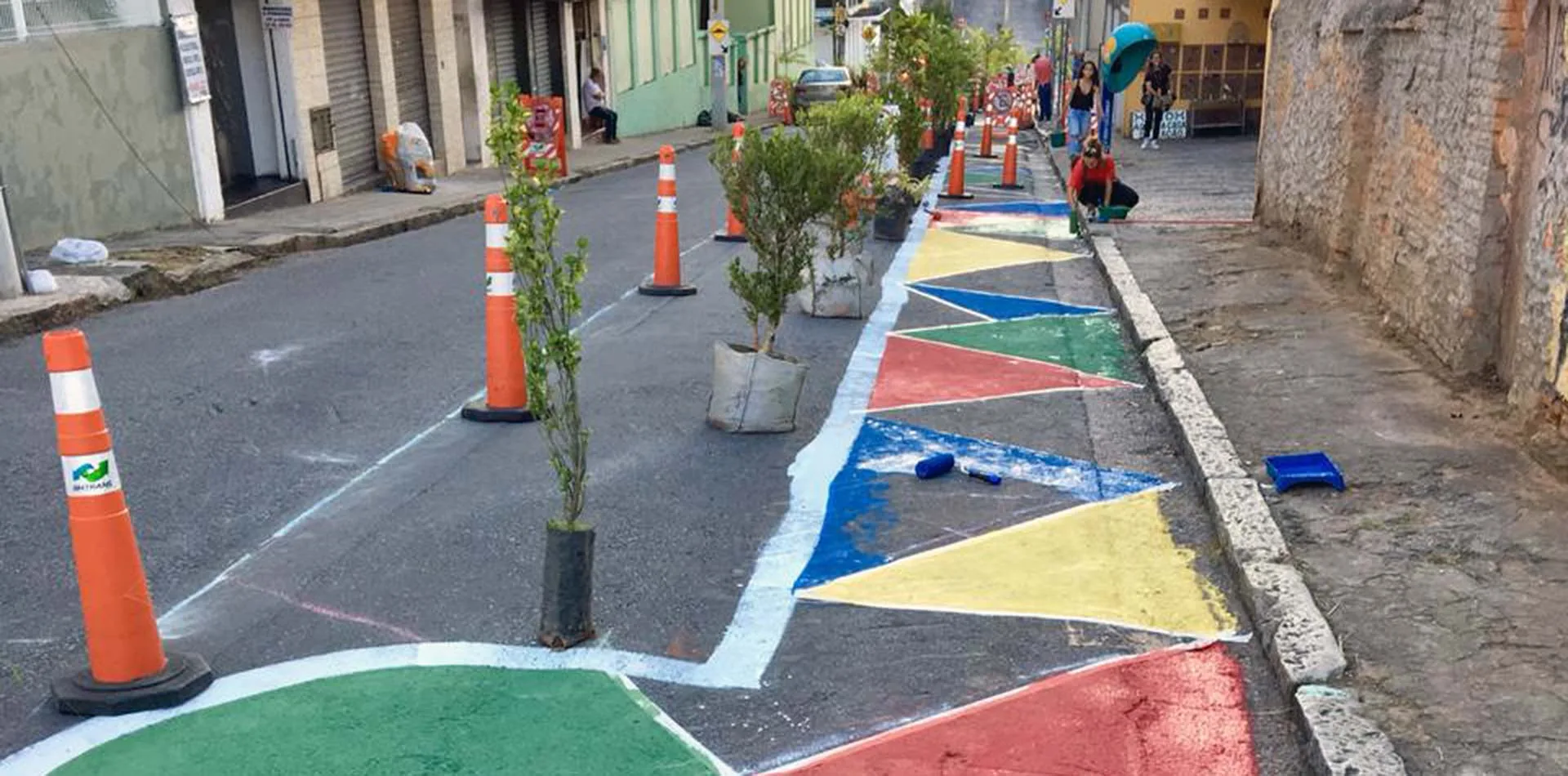 Safe, colourful, liveable streets and places in Belo Horizonte, Brazil