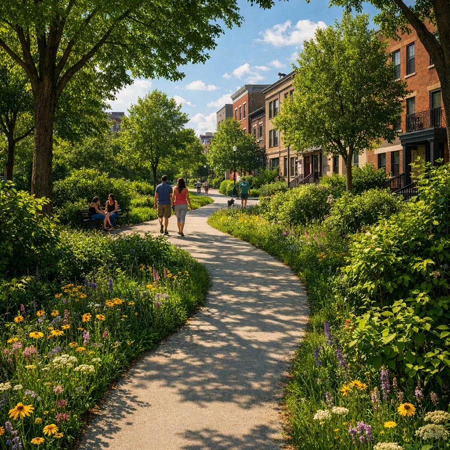 Green Corridors in the city and its surroundings